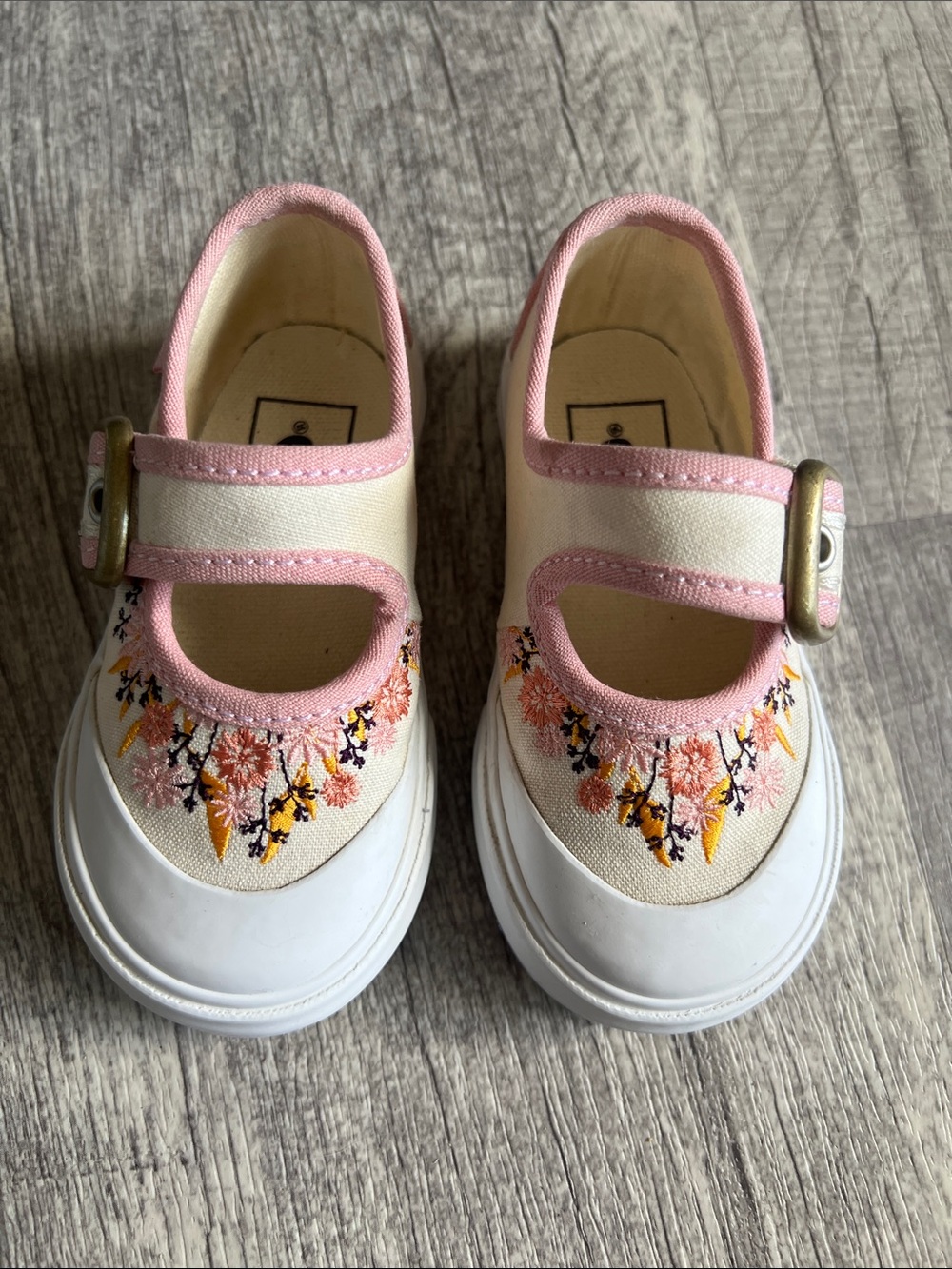 Vans Toddler Mary Jane Chantilly Floral Embroidery Rare Size 5T